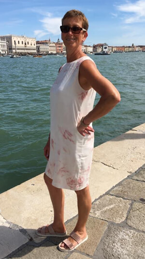 Wearing my favourite summer dress in Venice and feeling fantastic